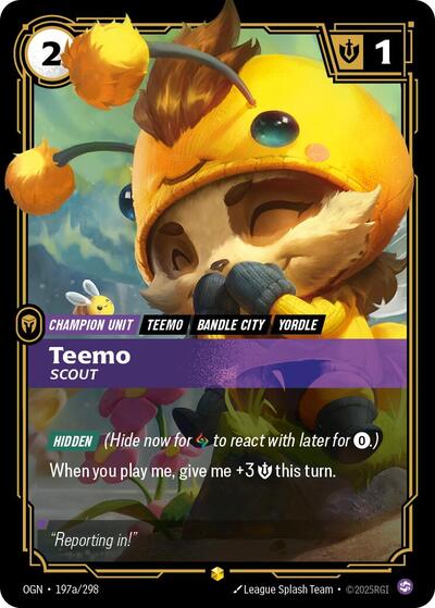 Teemo, Scout 197a/298