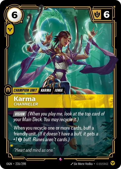 Karma, Channeler 235/298