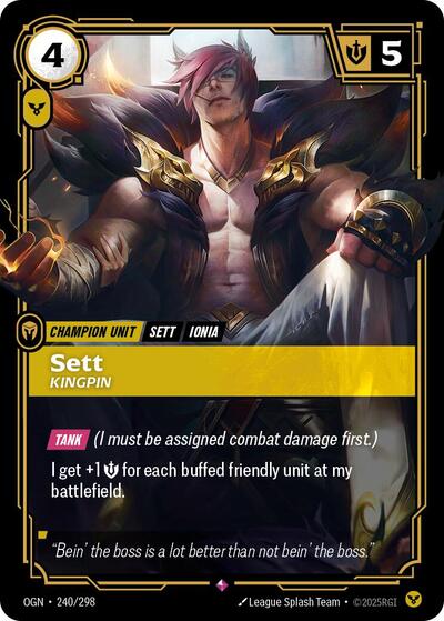 Sett, Kingpin 240/298
