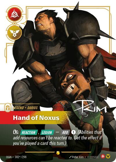 Darius, Hand of Noxus 302*/298