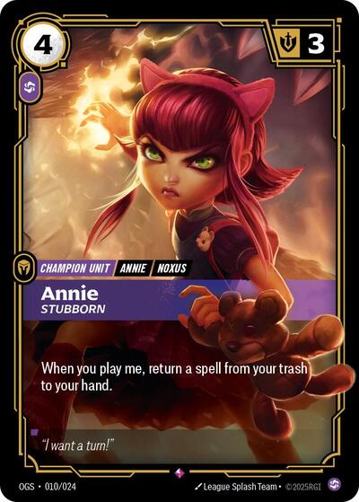 Annie, Stubborn 010/024