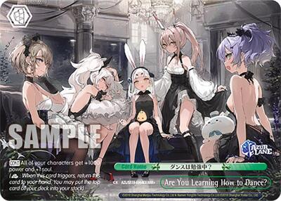 Are You Learning How to Dance? AZL/S119-E064EX RRR+