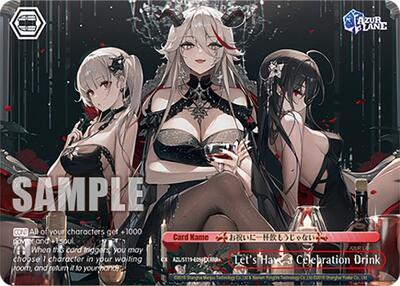 Let's Have a Celebration Drink AZL/S119-E094EX RRR+