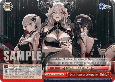 Let's Have a Celebration Drink AZL/S119-E094R RRR