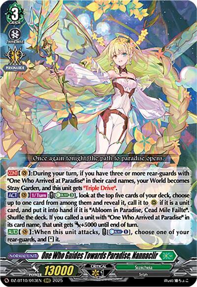 One Who Guides Towards Paradise, Nannaclir [D-Format] DZ-BT10/013EN