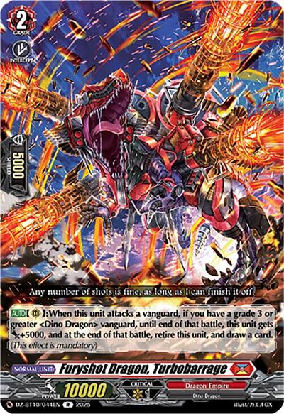 Furyshot Dragon, Turbobarrage [D-Format] DZ-BT10/044EN