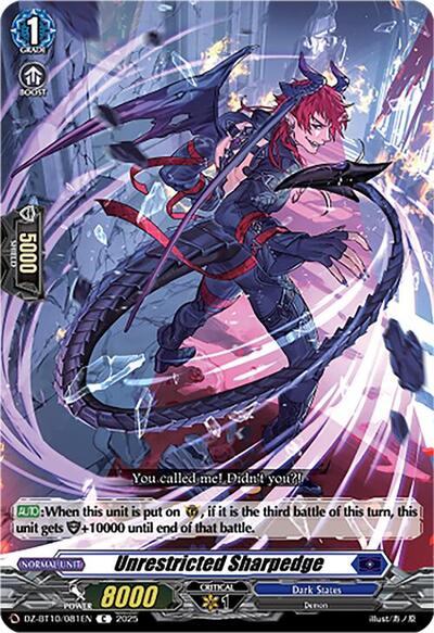 Unrestricted Sharpedge [D-Format] DZ-BT10/081EN