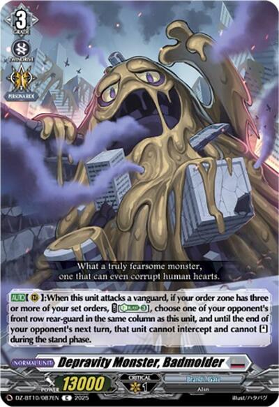 Depravity Monster, Badmolder [D-Format] DZ-BT10/087EN