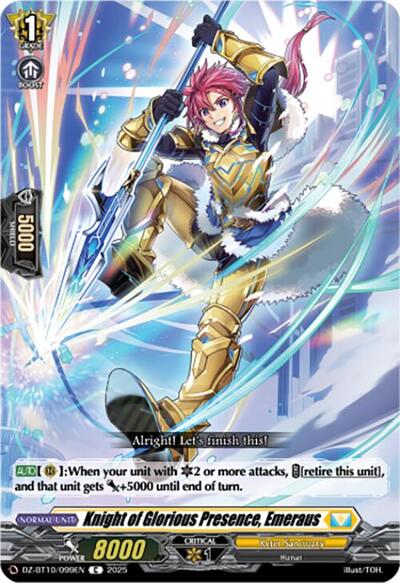 Knight of Glorious Presence, Emeraus [D-Format] DZ-BT10/099EN
