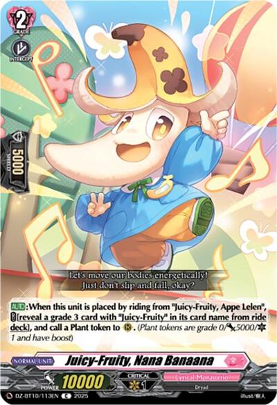 Juicy-Fruity, Nana Banaana [D-Format] DZ-BT10/113EN