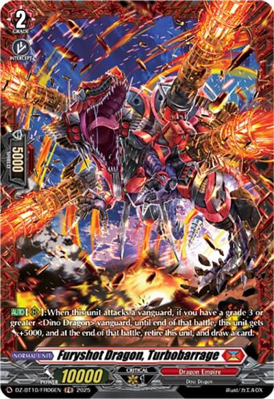 Furyshot Dragon, Turbobarrage [D-Format] DZ-BT10/FR06EN