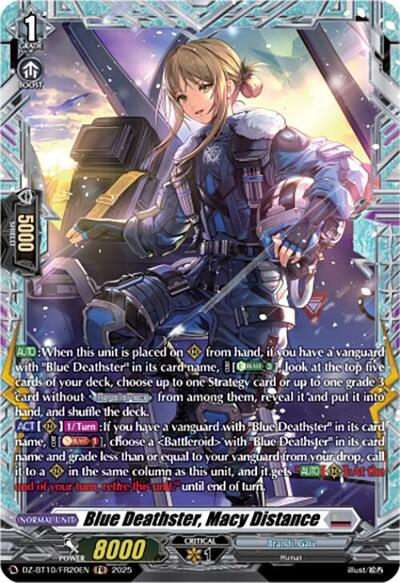 Blue Deathster, Macy Distance [D-Format] DZ-BT10/FR20EN