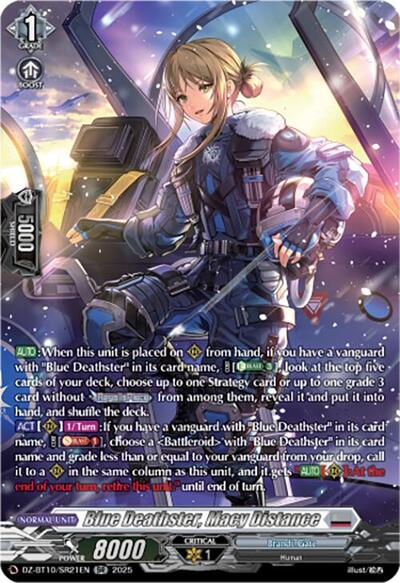 Blue Deathster, Macy Distance [D-Format] DZ-BT10/SR21EN