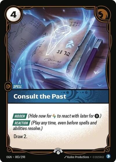 Consult the Past 083/298