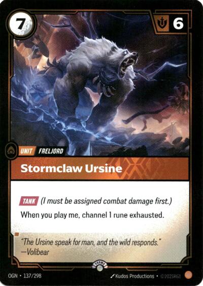 Stormclaw Ursine 137/298