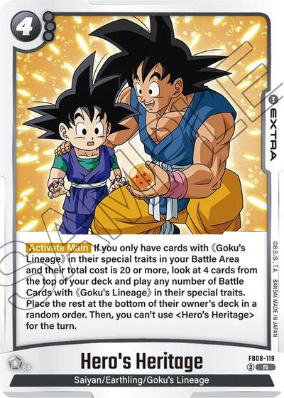 Hero's Heritage (FB08-119) [Fusion World] FB08-119