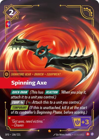 Spinning Axe 186/221