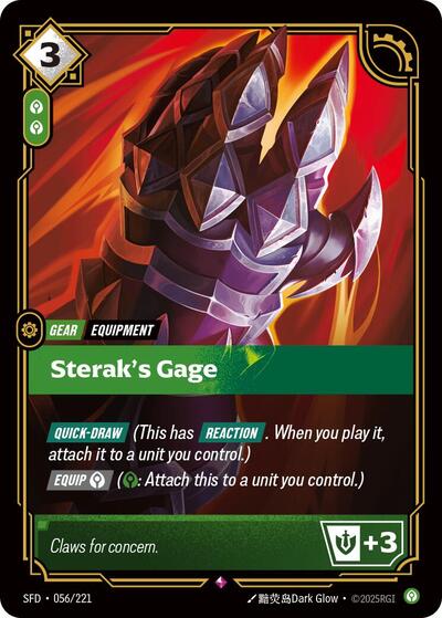 Sterak's Gage 056/221