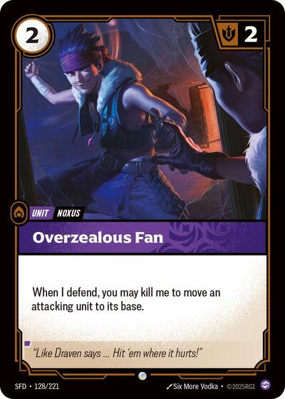 Overzealous Fan 128/221