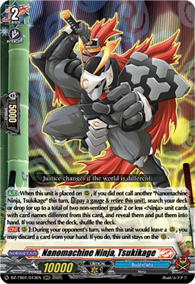 Nanomachine Ninja, Tsukikage [D-Format] DZ-TB01/013EN