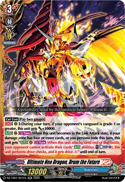 Ultimate Neo Dragon, Drum the Future [D-Format] DZ-TB01/021EN