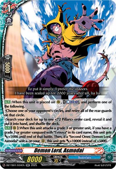Demon Lord, Asmodai [D-Format] DZ-TB01/034EN