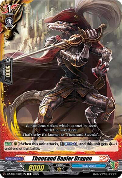 Thousand Rapier Dragon [D-Format] DZ-TB01/081EN