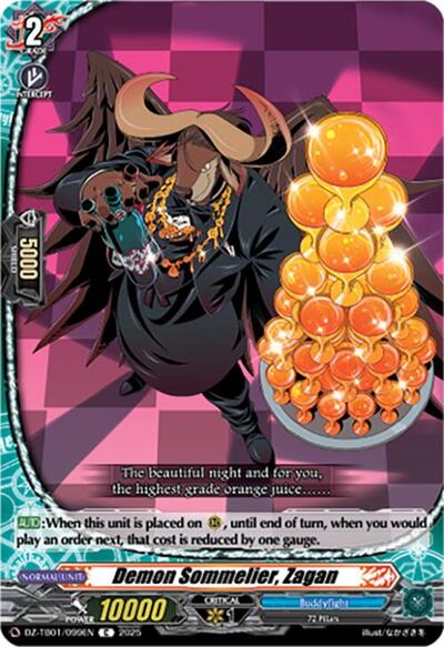 Demon Sommelier, Zagan [D-Format] DZ-TB01/099EN