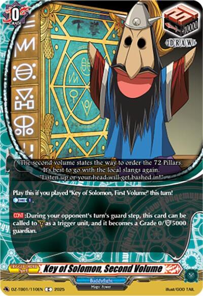 Key of Solomon, Second Volume [D-Format] DZ-TB01/110EN