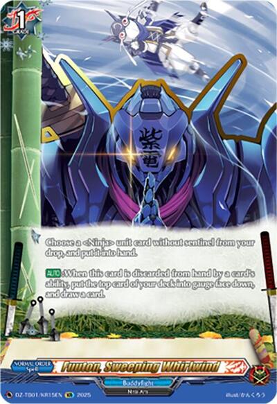 Fuuton, Sweeping Whirlwind [D-Format] DZ-TB01/KR15EN