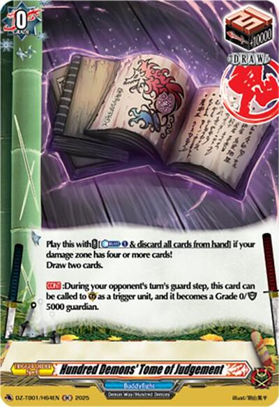 Hundred Demons' Tome of Judgement [D-Format] DZ-TB01/H64EN