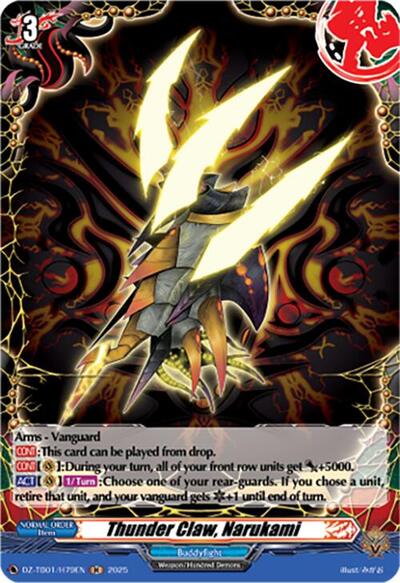 Thunder Claw, Narukami [D-Format] DZ-TB01/H79EN