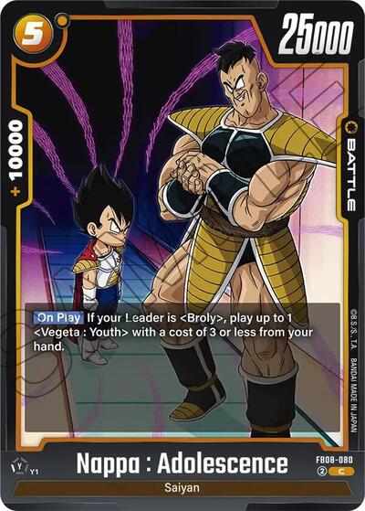 Nappa : Adolescence (FB08-080) [Fusion World] FB08-080
