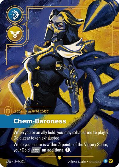 Renata Glasc, Chem-Baroness 249/221