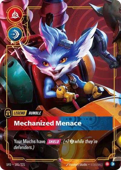 Rumble, Mechanized Menace 181/221