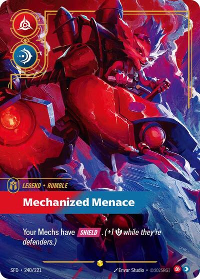 Rumble, Mechanized Menace 240/221
