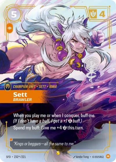 Sett, Brawler 232*/221