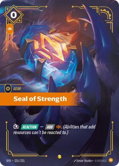 Seal of Strength 231/221