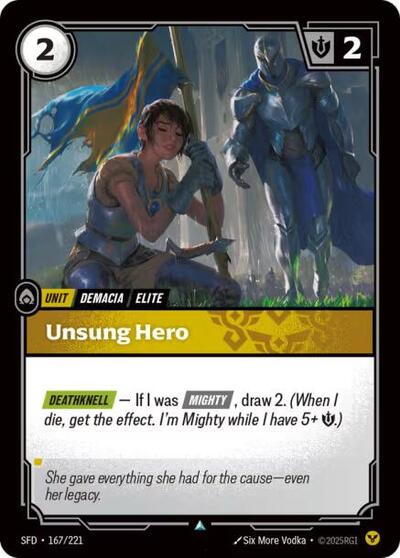 Unsung Hero 167/221