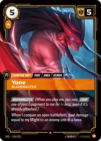 Yone, Blademaster 116/221