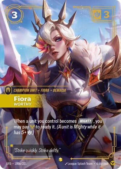 Fiora, Worthy 180a/221