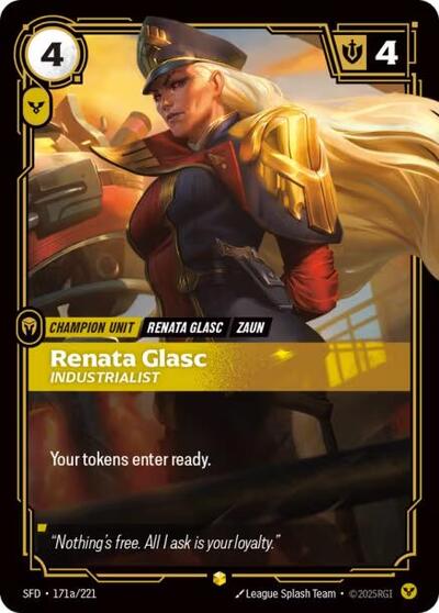 Renata Glasc, Industrialist 171a/221