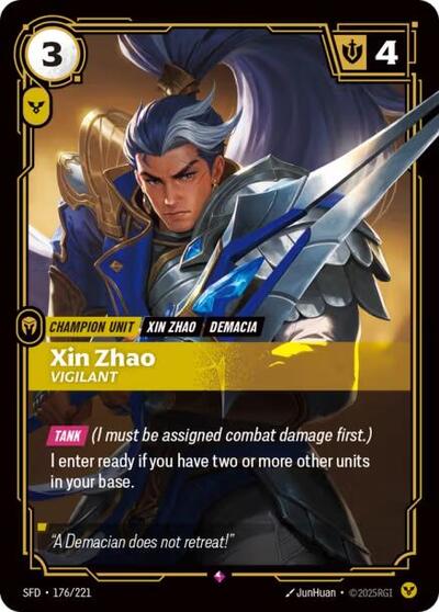 Xin Zhao, Vigilant 176/221