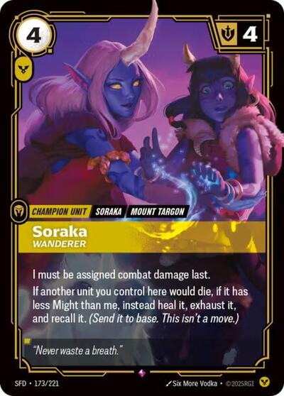 Soraka, Wanderer 173/221