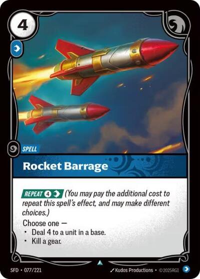 Rocket Barrage 077/221