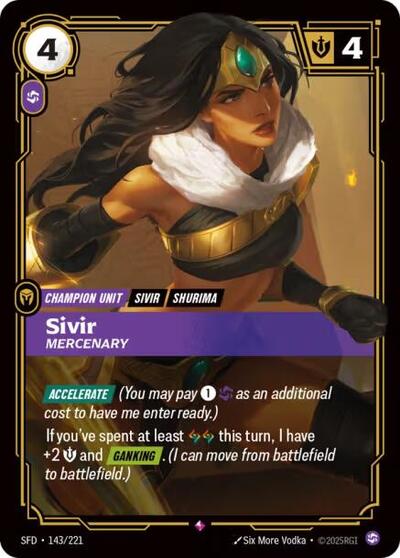 Sivir, Mercenary 143/221
