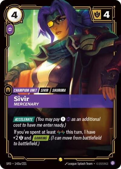 Sivir, Mercenary 143a/221