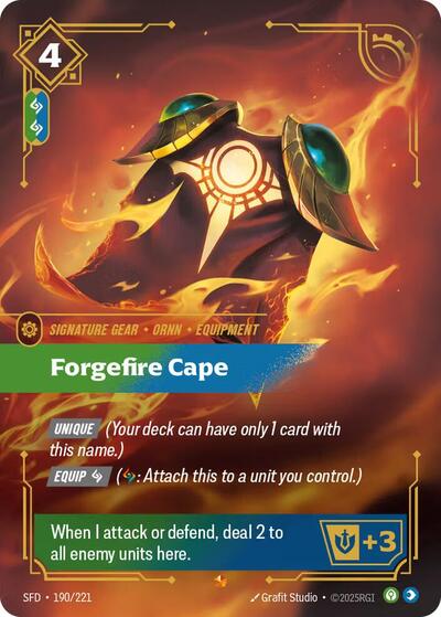 Forgefire Cape 190/221