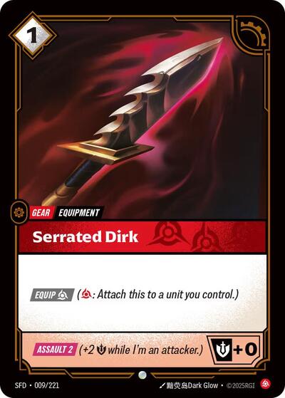 Serrated Dirk 009/221