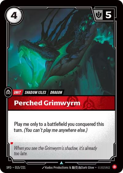 Perched Grimwyrm 015/221